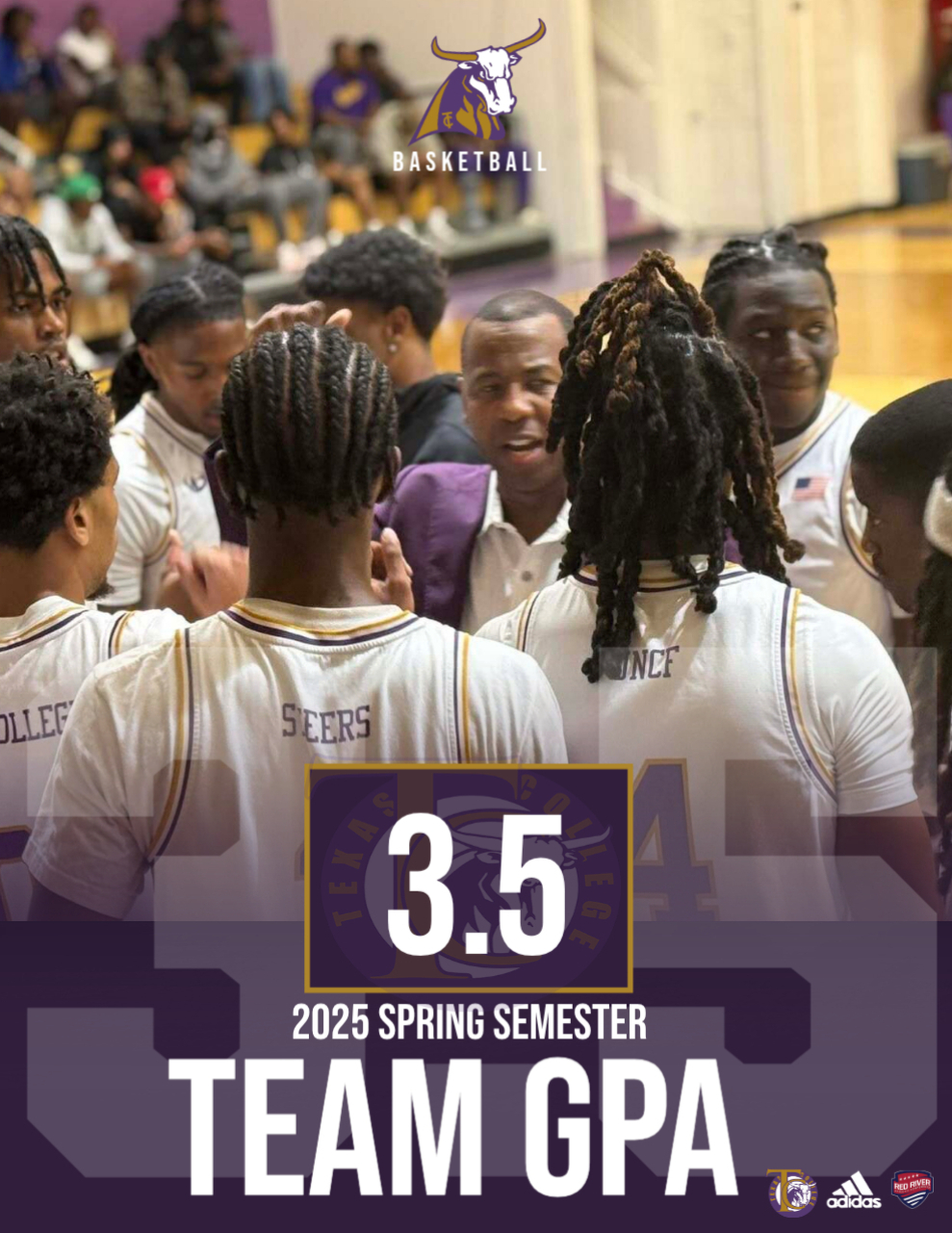 Texas College Men&rsquo;s Basketball Excels in the Classroom with 3.5 Team GPA During Spring 2026 Semester